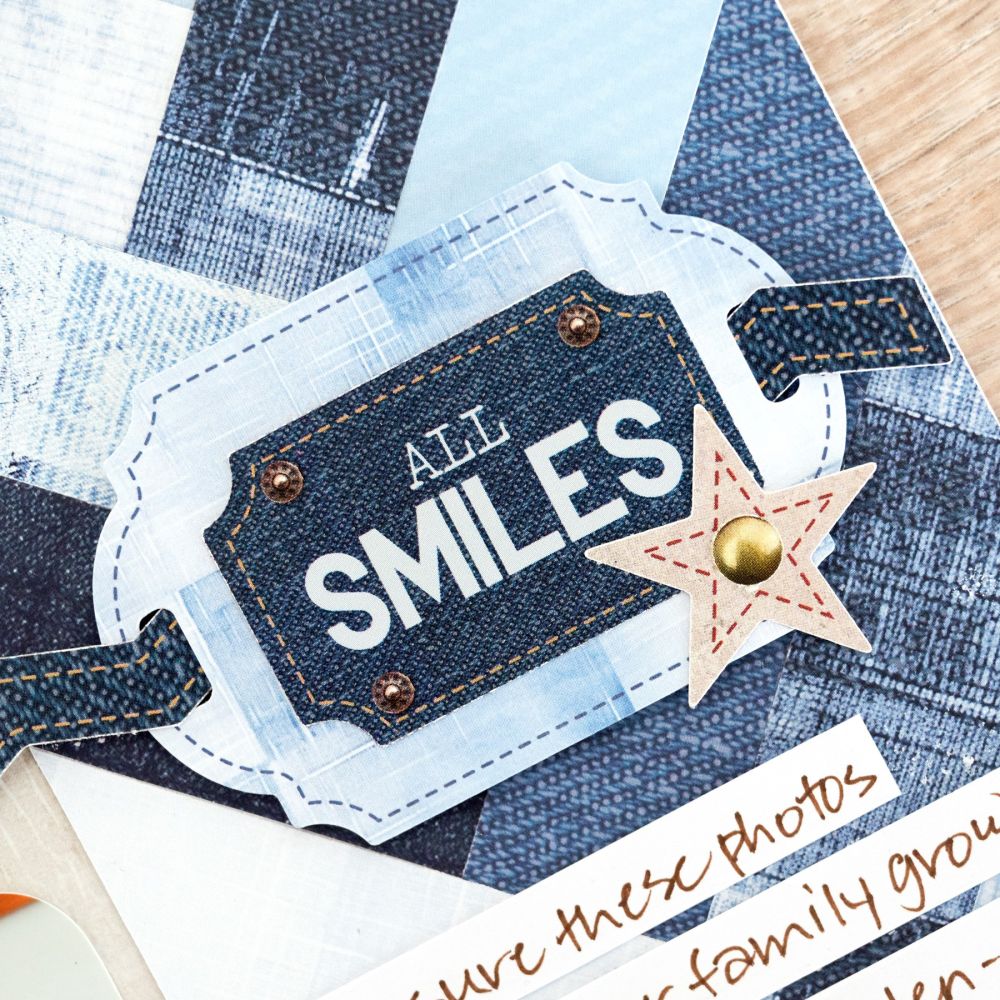 Denim Boy Themed store Journal Scrapbook Memor