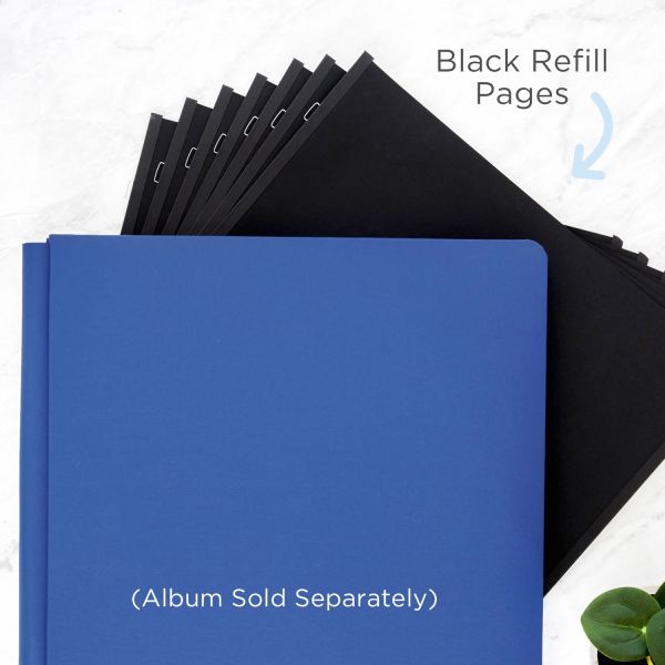  We R Memory Keepers 12x12 Black Leather Photo Album,  Protective Page Protectors Included : Arts And Crafts Supplies : Arts,  Crafts & Sewing