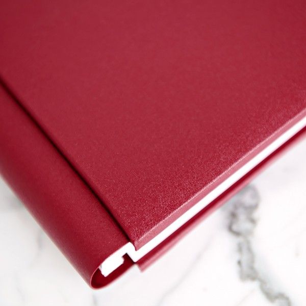 Recollections Red 8” X 6” Faux Leather Scrapbook Album New