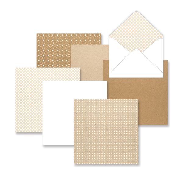 Blank White Invitation/Holiday Cards with Envelopes, 5x7 (Set of 20).