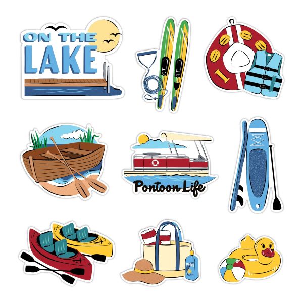 Lake Life Fishing Embellishments - Creative Memories