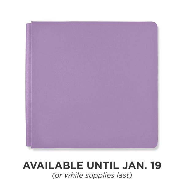 12x12 Purple Cardstock: Purple Ice - Creative Memories