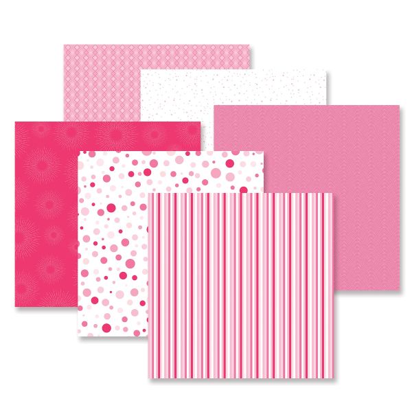12 x 12 Creative Memories Think Pink Scrapbook Supplies Kit