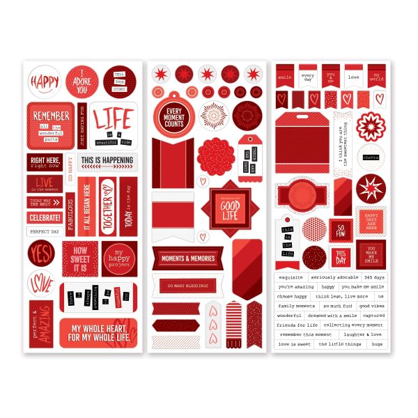 Red Tonal Scrapbook Paper: Totally Tonal Red Paper Pack - Creative