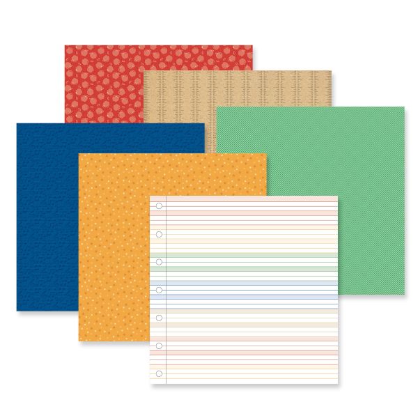 100s Scrapbooking 12x12 Paper Assorted Colors - arts & crafts - by