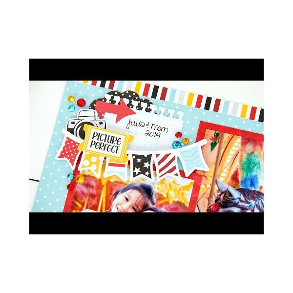 Patterned Photo Mats For Scrapbooking: Sparks of Magic - Creative Memories