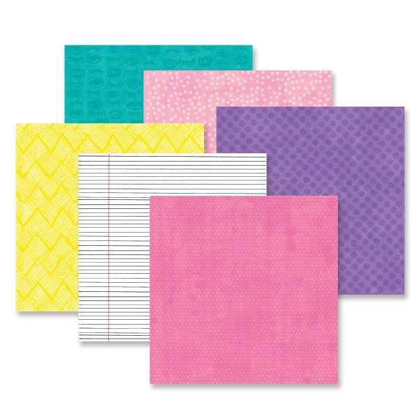 Baby Girl Digital Paper 12 x 12 scrapbook paper pink Texture 12