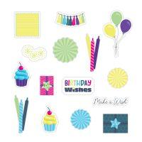 Birthday Themed Scrapbooking Stickers: Birthday Bonanza - Creative Memories