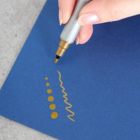 Silver Scrapbooking Pen: Silver Metallic Dot Tip Pen - Creative Memories