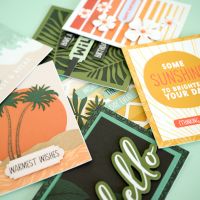 Tropical Cards: Tropic Time Card Kit - Creative Memories